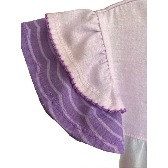 Disney store girls, Ariel little mermaid Nightgown, Nate Shirt pajamas 7/8 - Picture 3 of 5